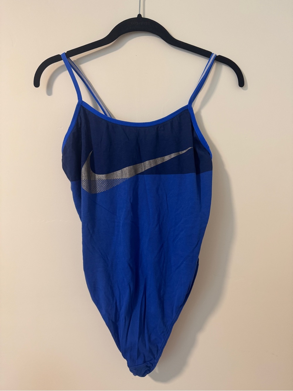 Frankie Nike Reworked Blue Tank Bodysuit